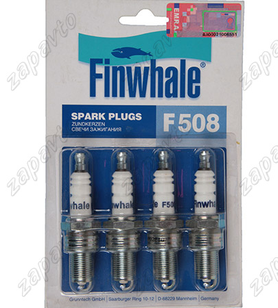 Свеча зажигания Finwhale F 508 8кл. карбюратор