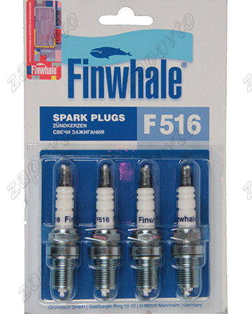 Свеча зажигания Finwhale F 516 инжектор 16кл