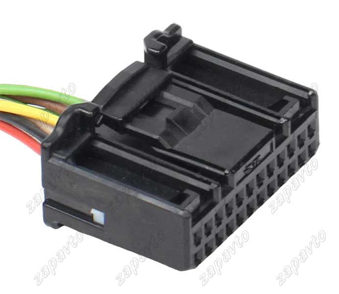 Разъем 24-pin 15 проводов Ларгус 1379668-1 TE Connectivity черный