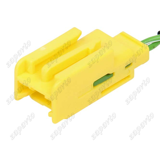 Разъем 3-pin 2 провода Веста жгута подушки безопасности желтый