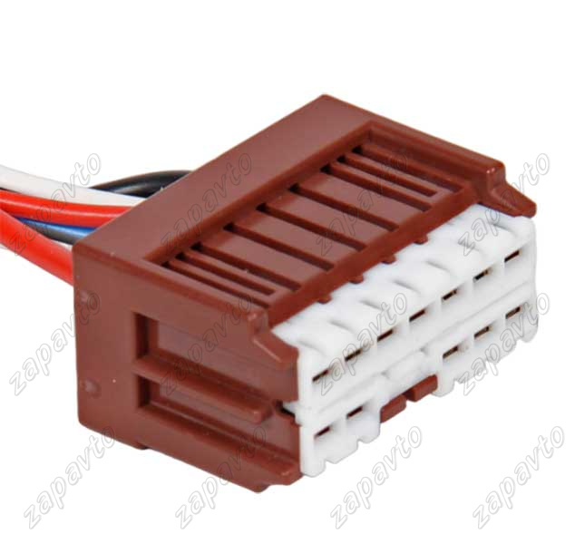 Разъем 12-pin 7 проводов коричневый ЦБКЭ Веста, Ларгус, Renault, Nissan 6098-6956 SUMITOMO