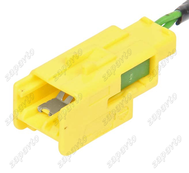 Разъем 3-pin 2 провода Веста жгута подушки безопасности желтый