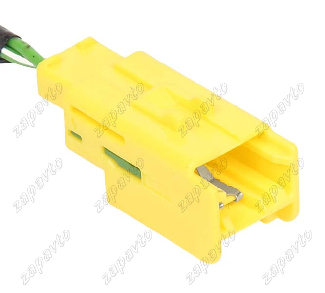 Разъем 3-pin 2 провода Веста жгута подушки безопасности желтый