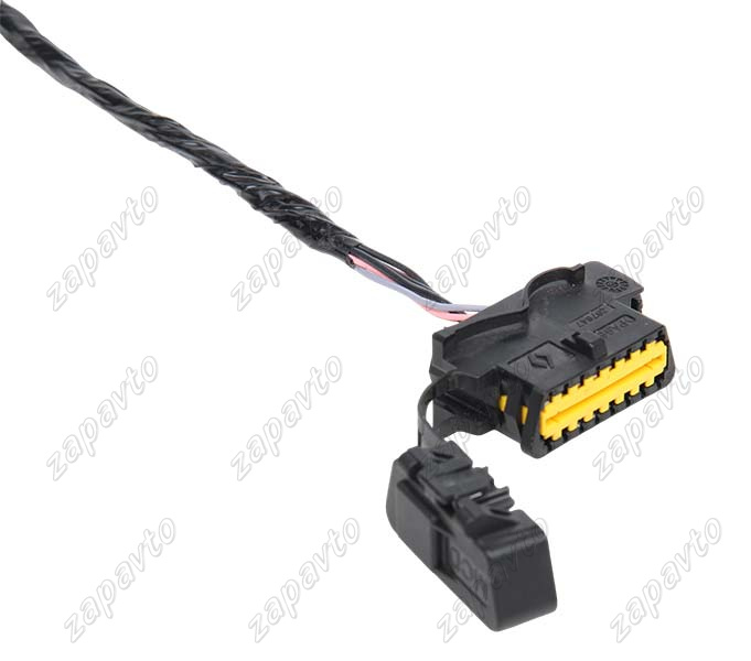 Разъем 16-pin 8 проводов диагностический OBD 2 Ларгус, Х рей, Renault Logan, Sandero черный