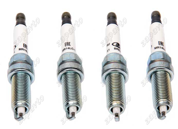 Свеча зажигания BRISK MR14LC-1 8кл. 2190 Гранта, Ларгус (двигатель 11182) 4шт.