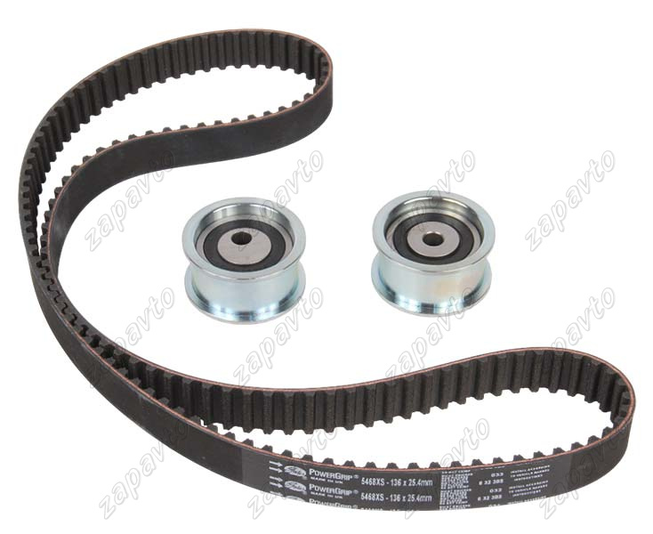 Ремень ГРМ 2112 +2 ролика натяжной, опорный (усиленный) POWER GRIP