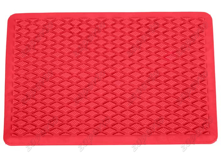 Подпятник для ковров EVA резиновый ромб красный