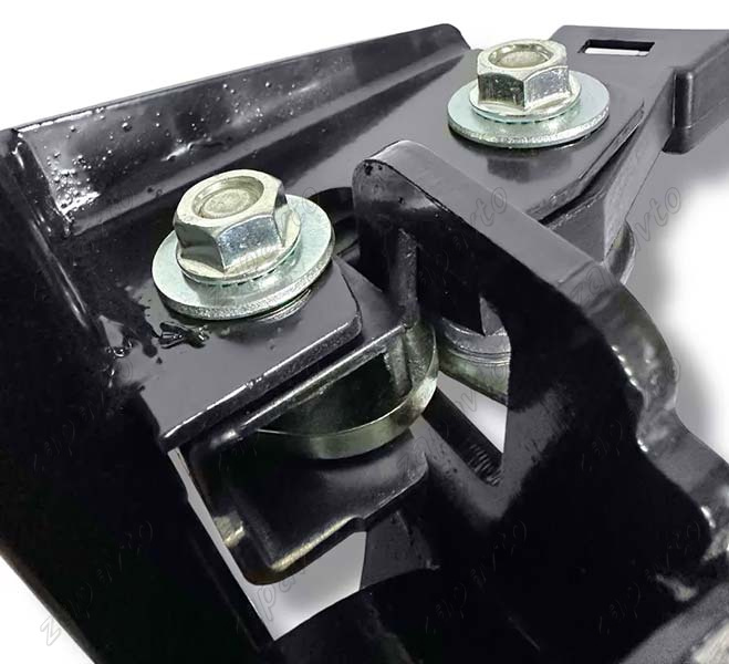 Кронштейн запасного колеса Ларгус (черный) Металл-Дизайн