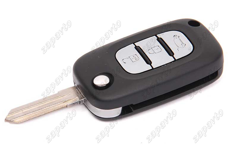 Ключ замка зажигания 1118, 2170, 2190, Datsun (выкидной, с платой) по типу Гранта FL