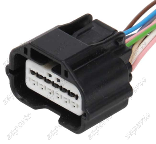 Разъем 12-pin 12 проводов гнездовой герметичный для Hyundai, Kia, Nissan 7283-8854-30 YAZAKI
