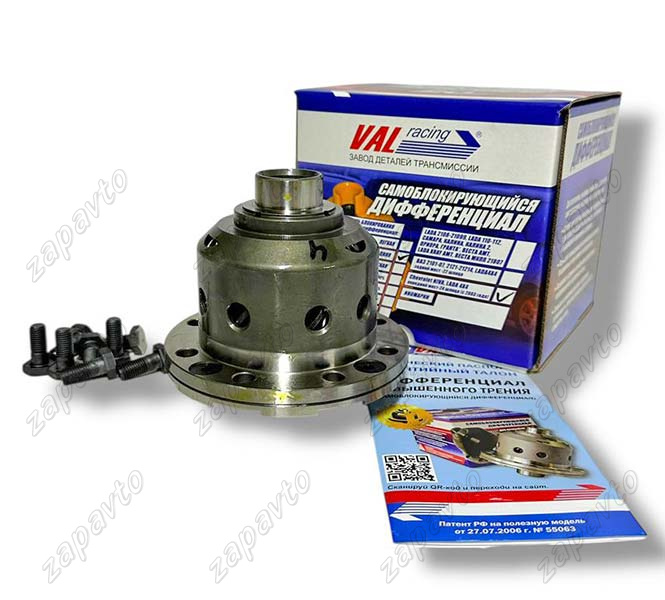 Дифференциал винтовой, самоблокирующийся 2121 Нива, 2123 (передняя ось, 24 шлица) средняя VAL-rasing