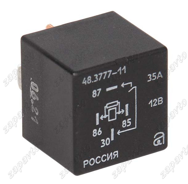 Реле 4-х контактное с резистором 35А Веста NG, Гранта FL 48.3777-11 АВАР
