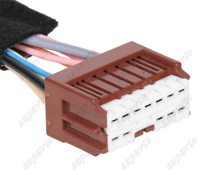 Разъем 12-pin 5 проводов коричневый ЦБКЭ Веста, Ларгус, Renault, Nissan 6098-6956 SUMITOMO