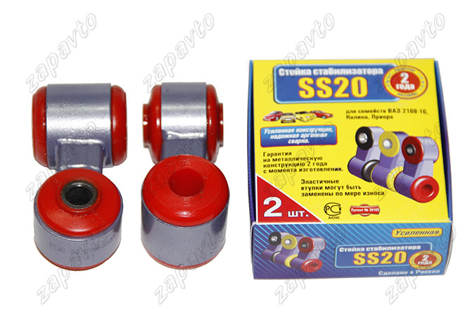 Стойки стабилизатора 2108 SS20 (полиуретан, красные) 2шт 40108