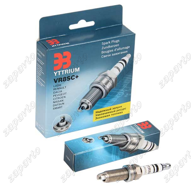 Свеча зажигания ЭЗ VR8SC+ 8кл. 2190 Гранта, Ларгус (двигатель 11182) Х Рей, Renault (H4M) 4шт