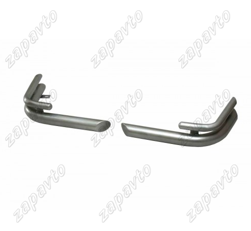 Защита заднего бампера УАЗ Патриот "Уголки" двойные ТЕХНО СФЕРА