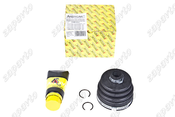 Пыльник ШРУСа внутренний 2108-2110 ANDYCAR (чехол, хомуты, смазка, кольца)