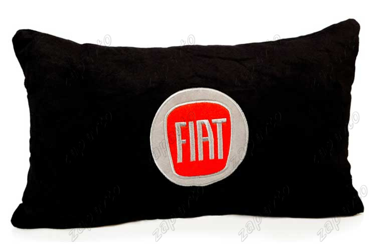 Подушка декоративная FIAT (черная)
