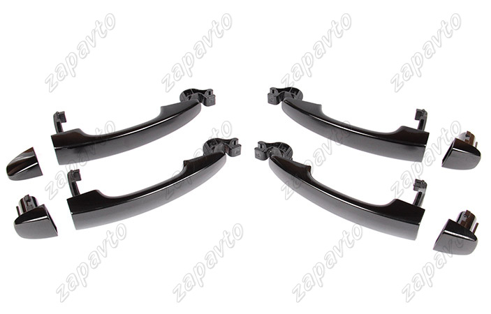 Ручки двери наружные ВАЗ Веста (окрашенные, под заказ) 4шт