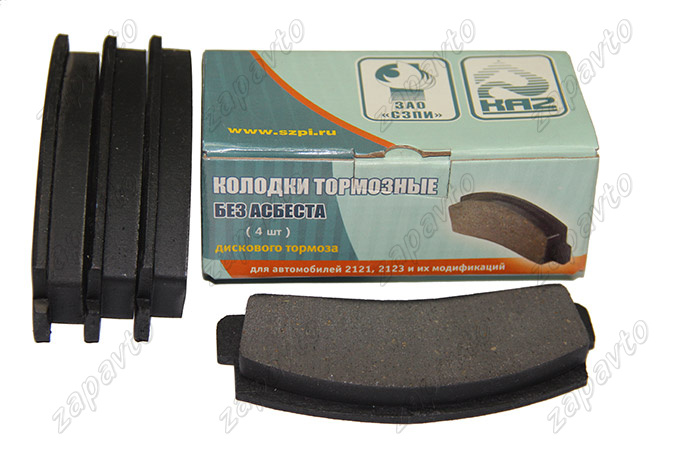 Колодки тормозные передние 21213, 2123 Шевроле Нива КА-2 (4шт.)